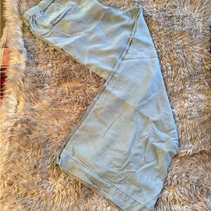 For The Republic Light Blue Wide Leg Pants